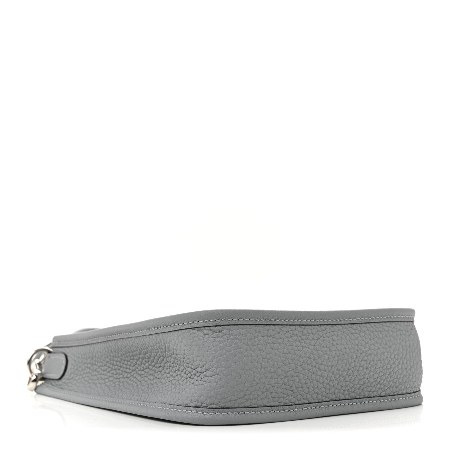 Hermes Taurillon Clemence Amazone Evelyne TPM Gris Pantin White 4 of 11