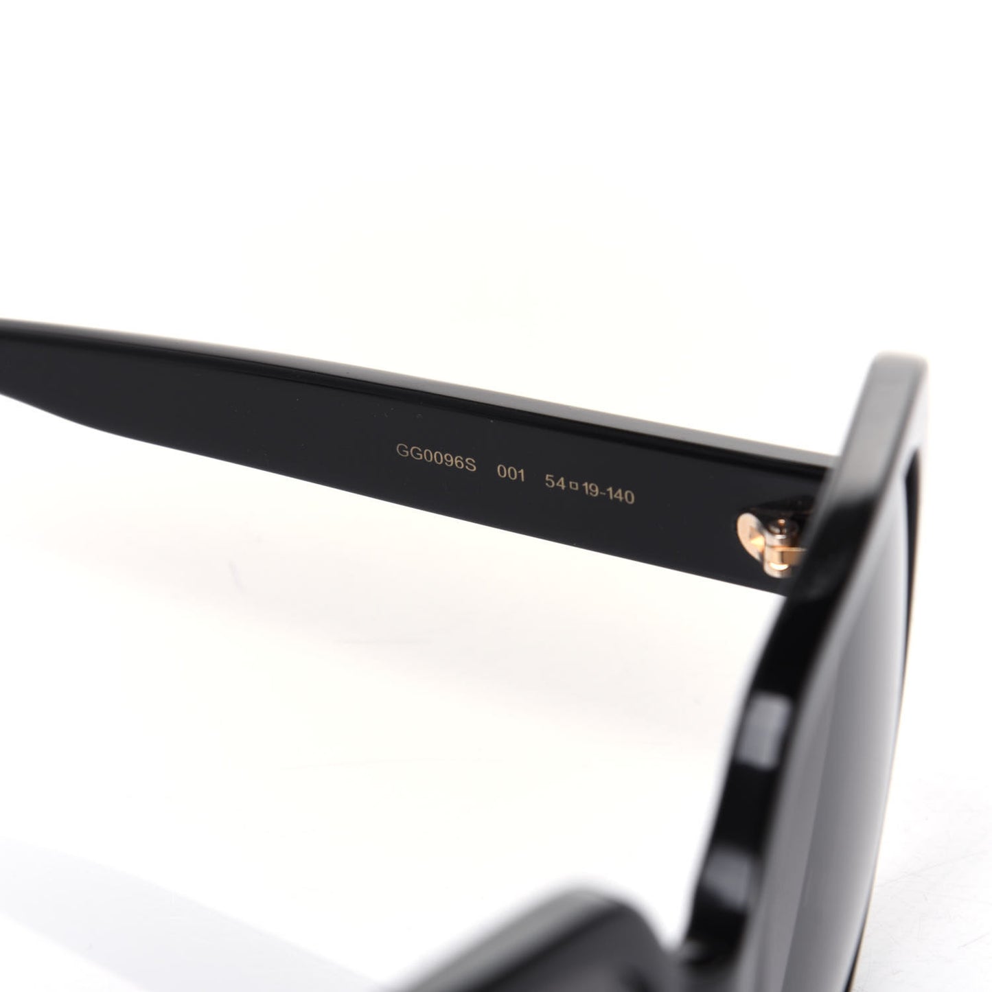 Acetate Square Frame GG0096S Sunglasses Black