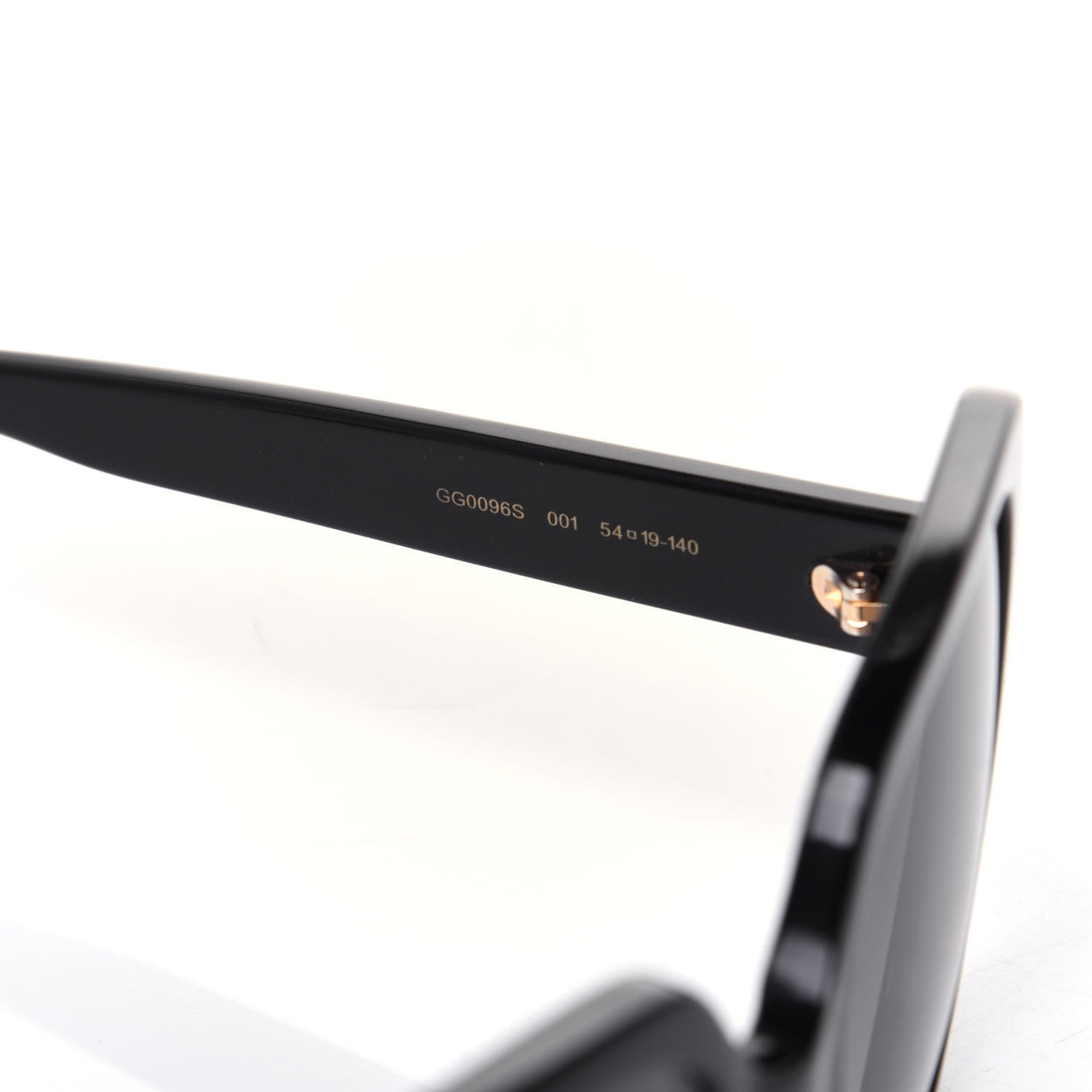 Gucci Acetate Square Frame GG0096S Sunglasses Black 5 of 7