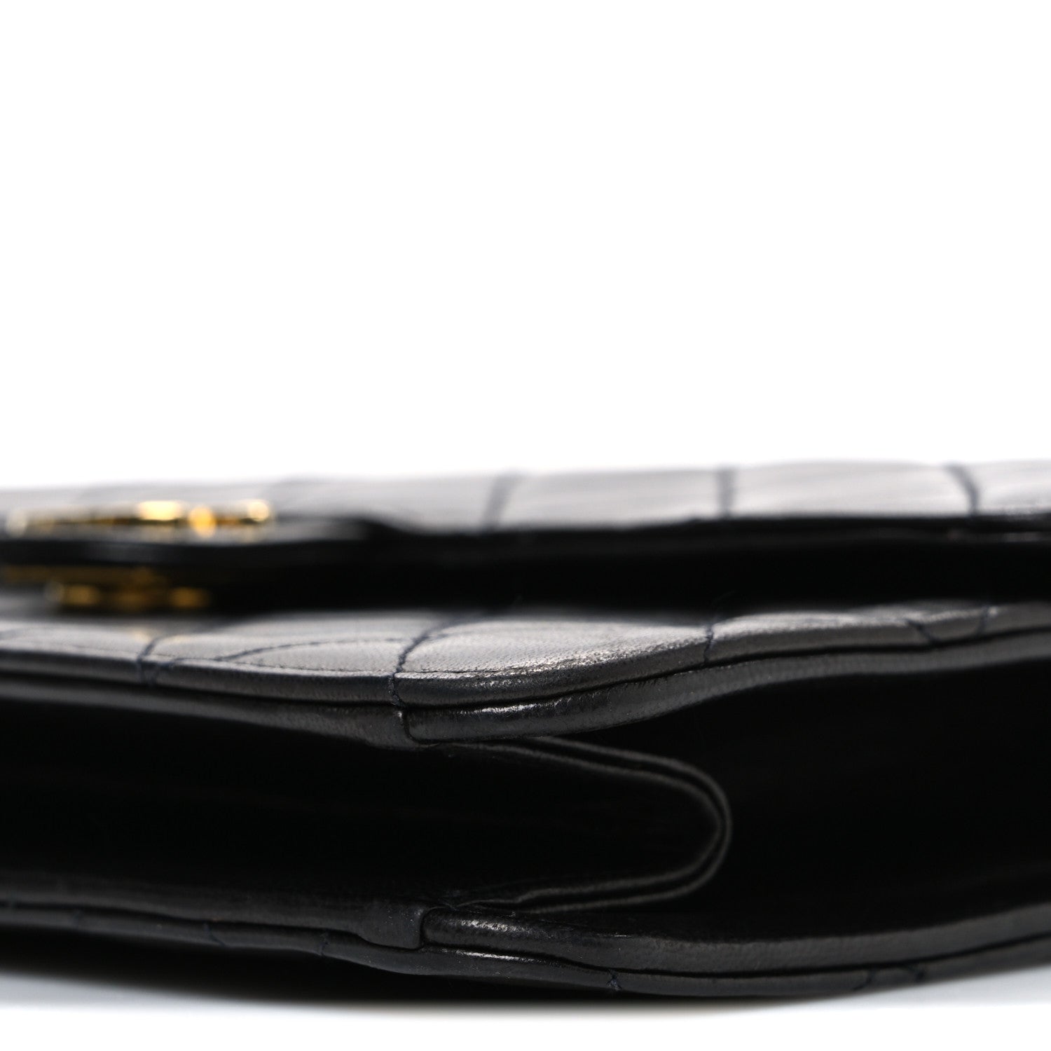 Chanel Lambskin Quilted Small Single Flap Bag Black 11 of 12