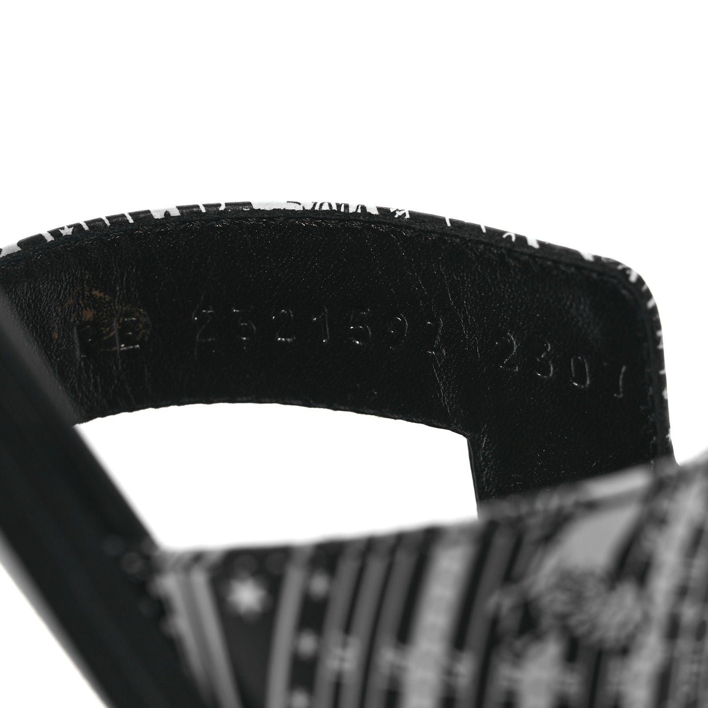 Calfskin Astrologie Bandana Oran Sandals 36.5 Black