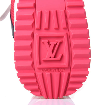 Louis Vuitton Calfskin Run Away Sneakers 37.5 Framboise Pink 8 of 10