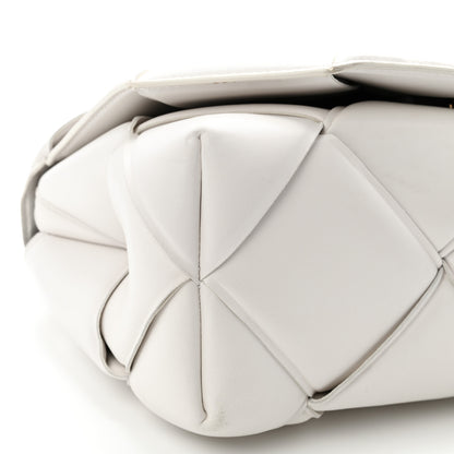 Bottega Veneta Nappa Intreccio Padded Top Handle Shoulder Bag White 16 of 30