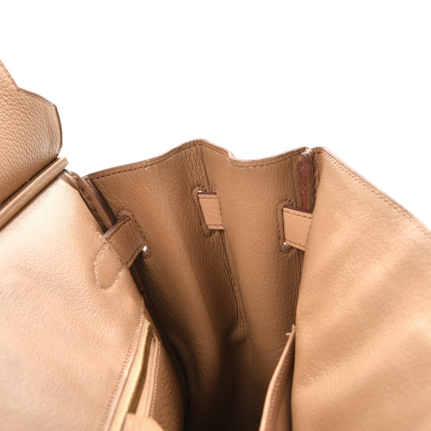Taurillon Clemence Birkin 30 Camel Tabac
