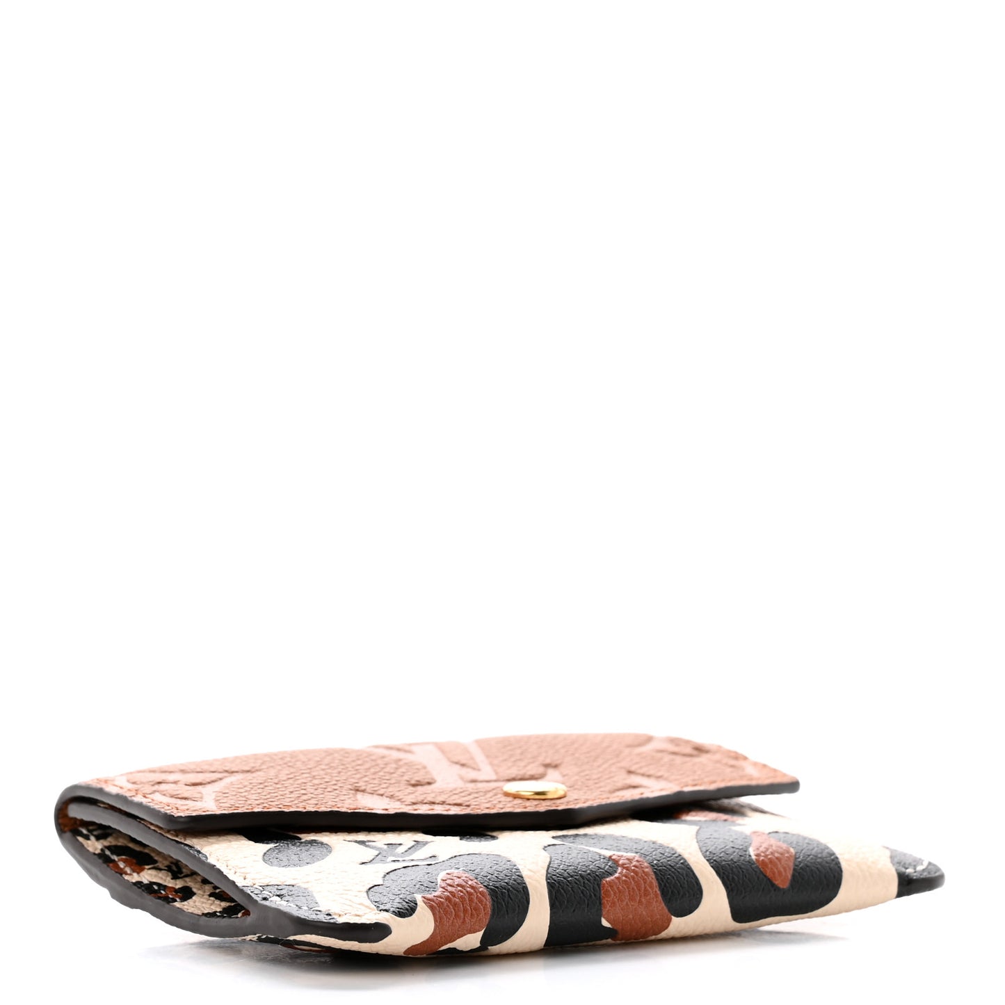 Empreinte Monogram Giant Wild At Heart Key Pouch Caramel