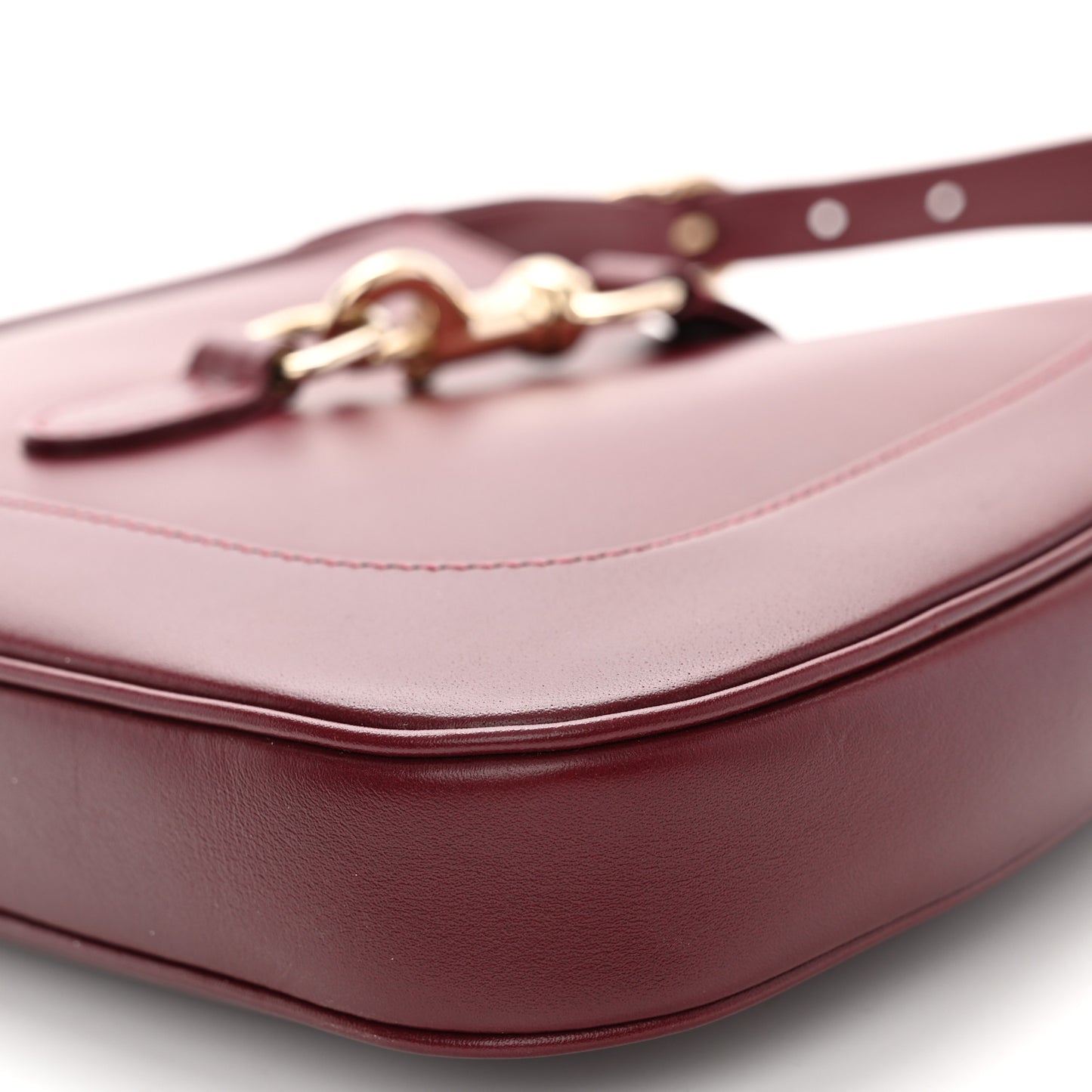 Ancora Calfskin Small Jackie Shoulder Bag Rosso