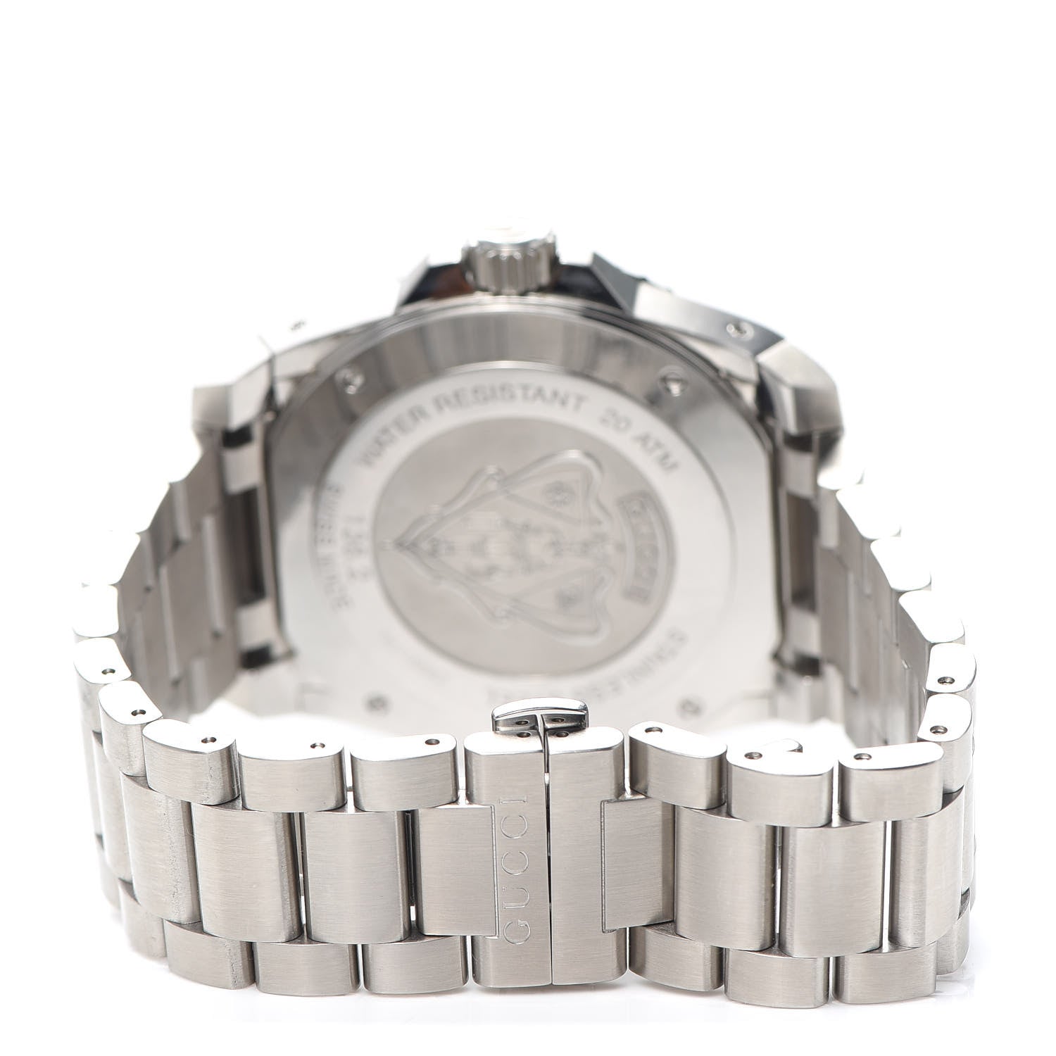 Gucci Stainless Steel 45mm Dive Quartz Watch Blue 4 of 7