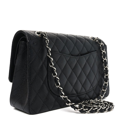 Chanel Caviar Quilted Medium Double Flap Black 3 of 11