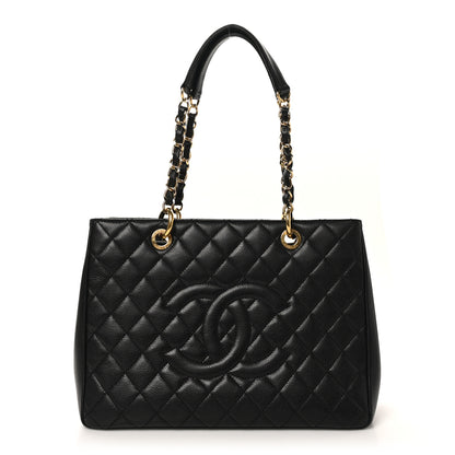 Chanel Caviar Quilted Grand Shopping Tote GST Black 1 of 11