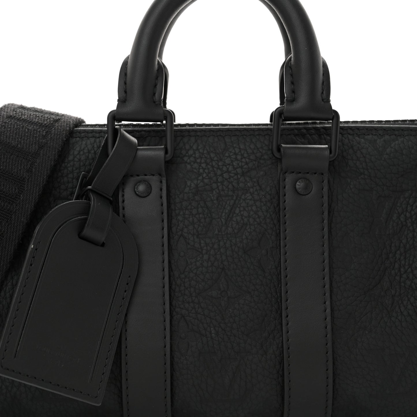 Monogram Taurillon Keepall Bandouliere 25 Black