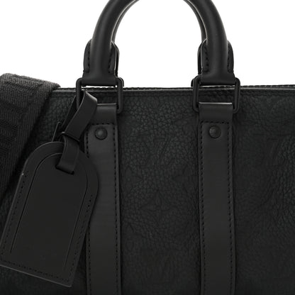 Louis Vuitton Monogram Taurillon Keepall Bandouliere 25 Black 7 of 12