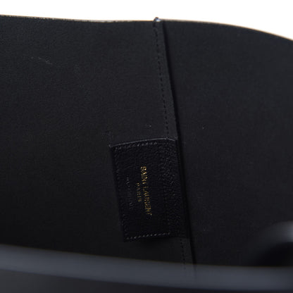 Saint Laurent Calfskin Large Shopping Tote Black 6 of 8