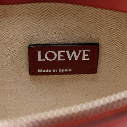 Loewe Calfskin T Pouch Dark Red 6 of 6