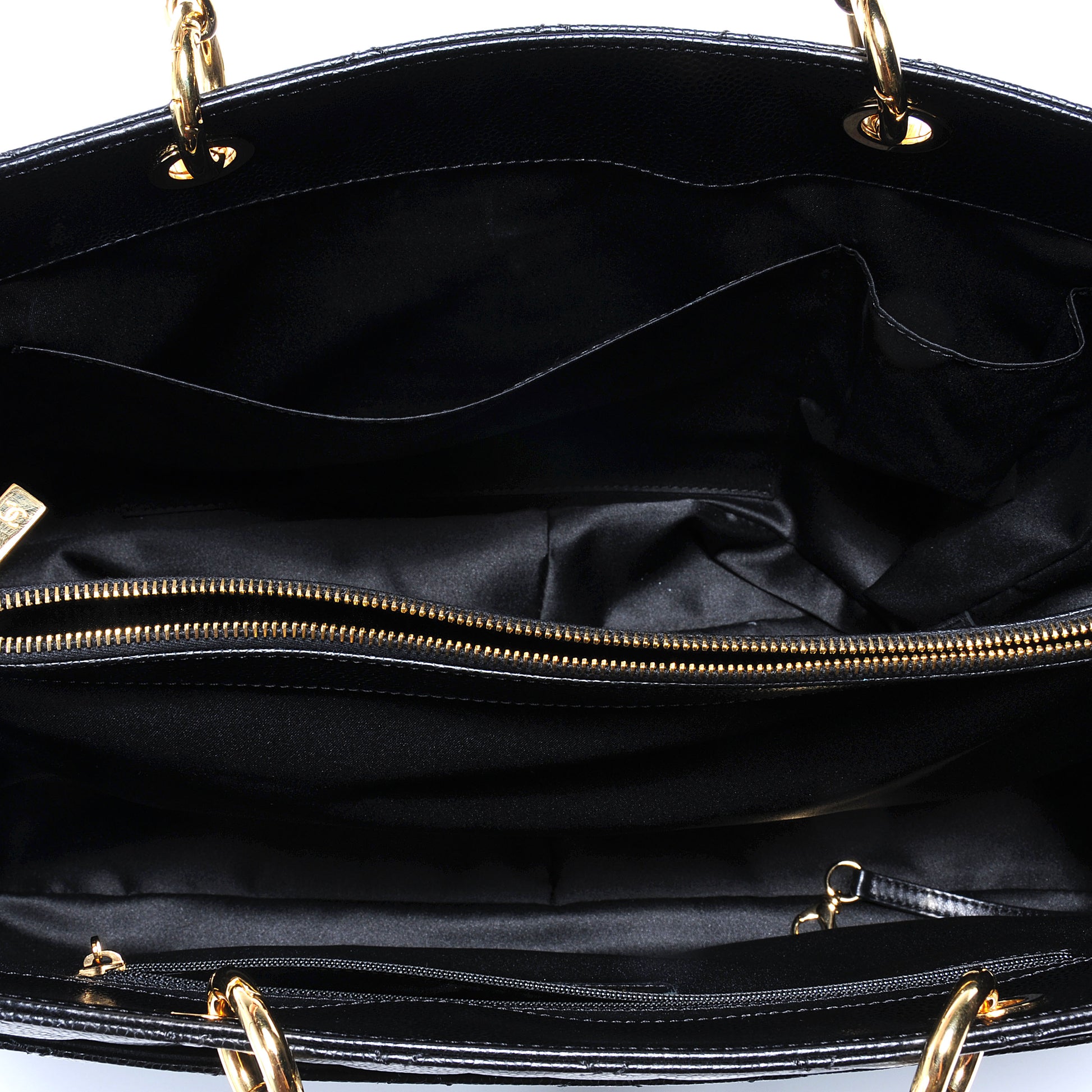 Chanel Caviar XL Grand Shopping Tote GST Black 7 of 7