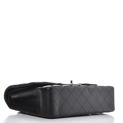 Chanel Lambskin Quilted Medium Double Flap Black 4 of 9