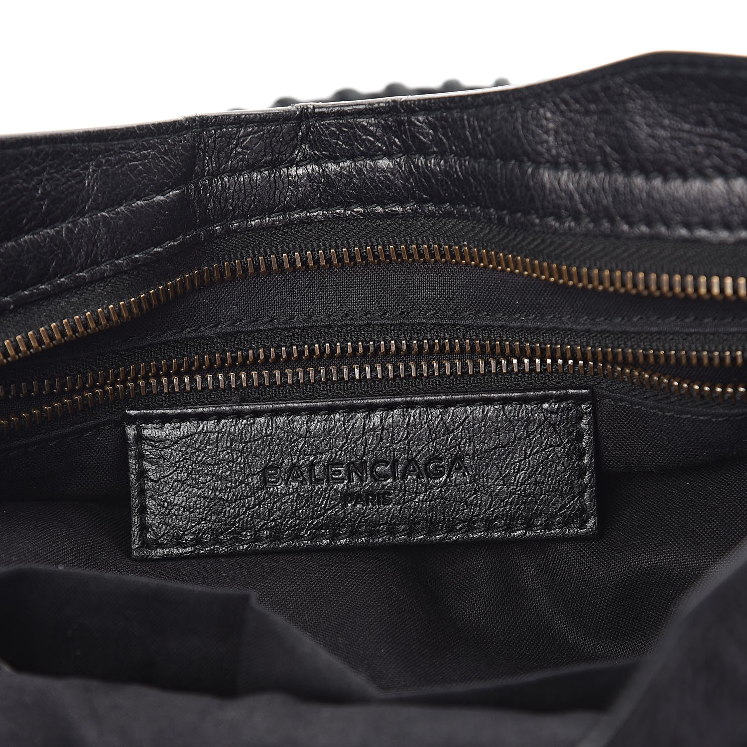 Balenciaga Agneau Classic Hardware Graffiti Handles S City Black 6 of 10