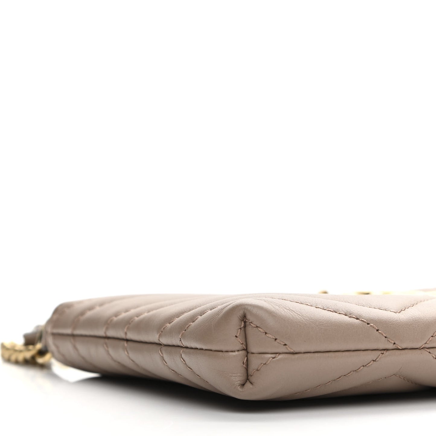 Calfskin Matelasse Mini GG Marmont Chain Bag Porcelain Rose