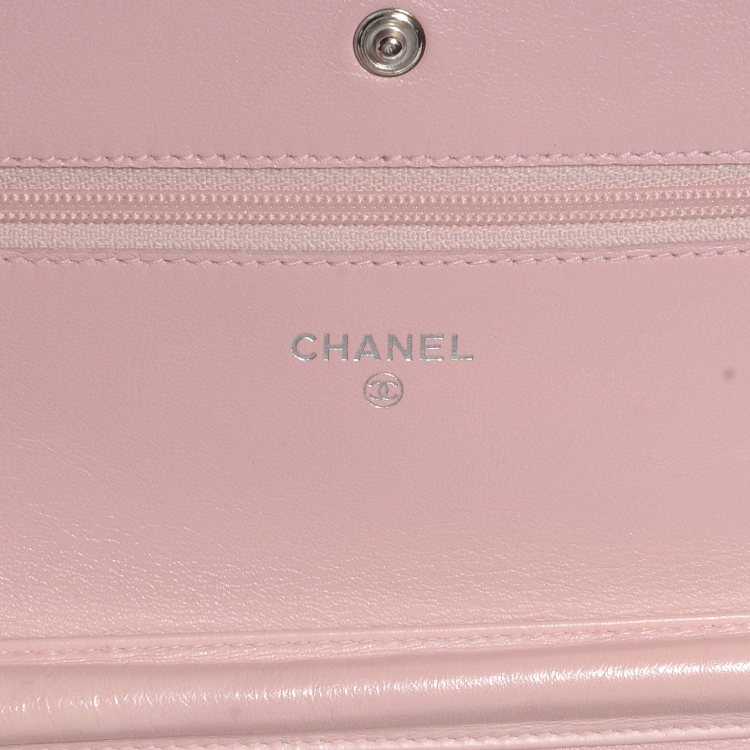 Chanel Caviar Timeless Wallet on Chain WOC Light Pink 7 of 9