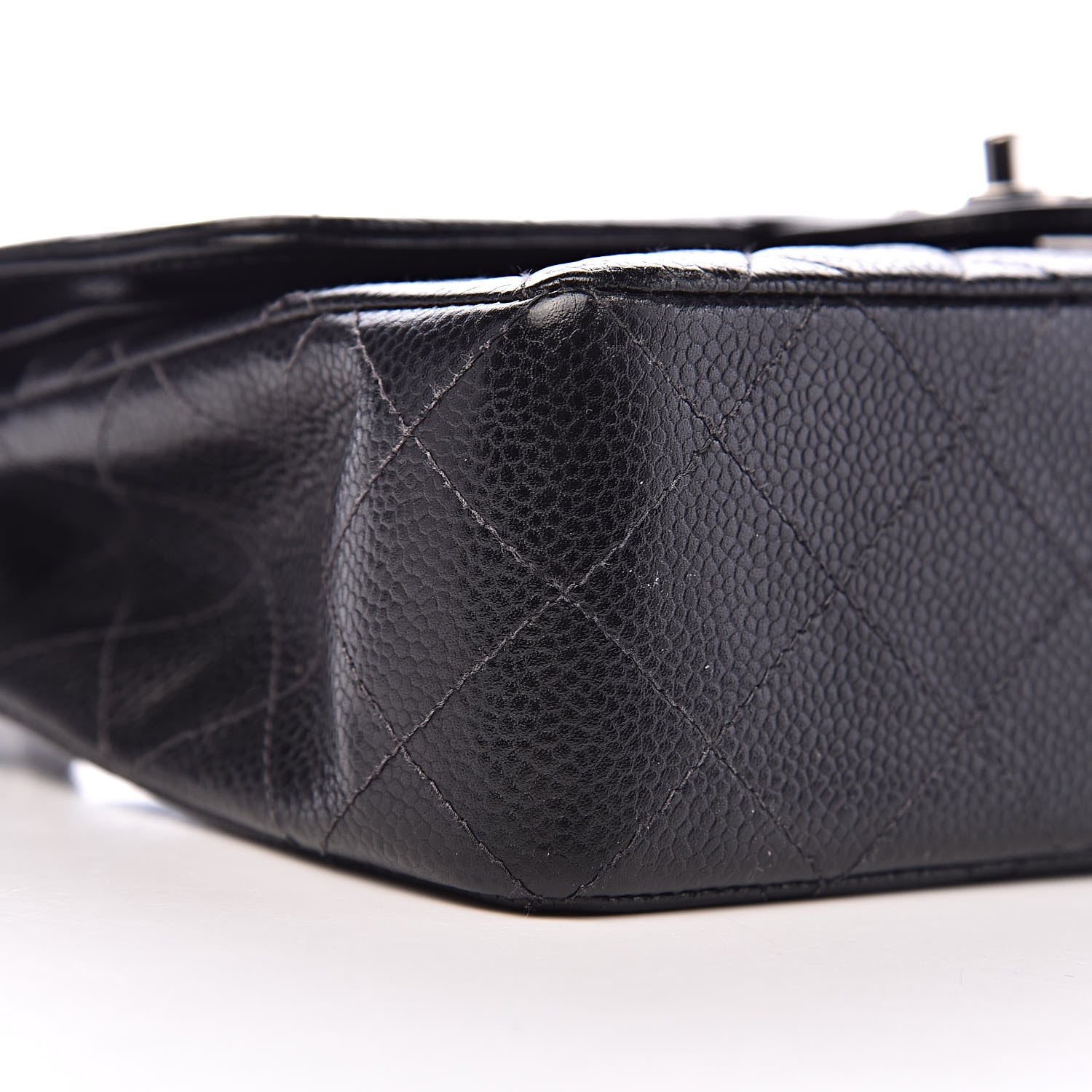 Chanel Caviar Quilted Small Double Flap Black 12 of 14
