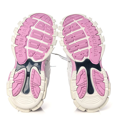 Balenciaga Mesh Rubber Bi-Color Womens Track Sneakers 38 White Pink Grey 5 of 8