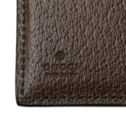 Gucci GG Supreme Monogram Web Ophidia French Flap Wallet Beige New Acero 5 of 9