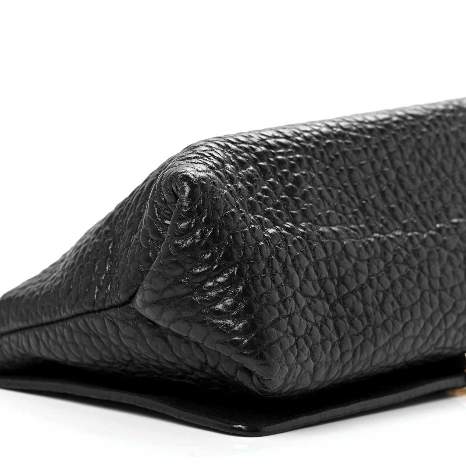Burberry Signature Grain Small Madison Chain Clutch Black 9 of 10