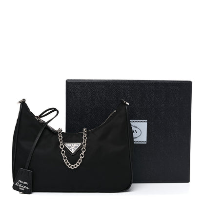 Prada Nylon Re-Edition 2005 Shoulder Bag Black 9 of 9