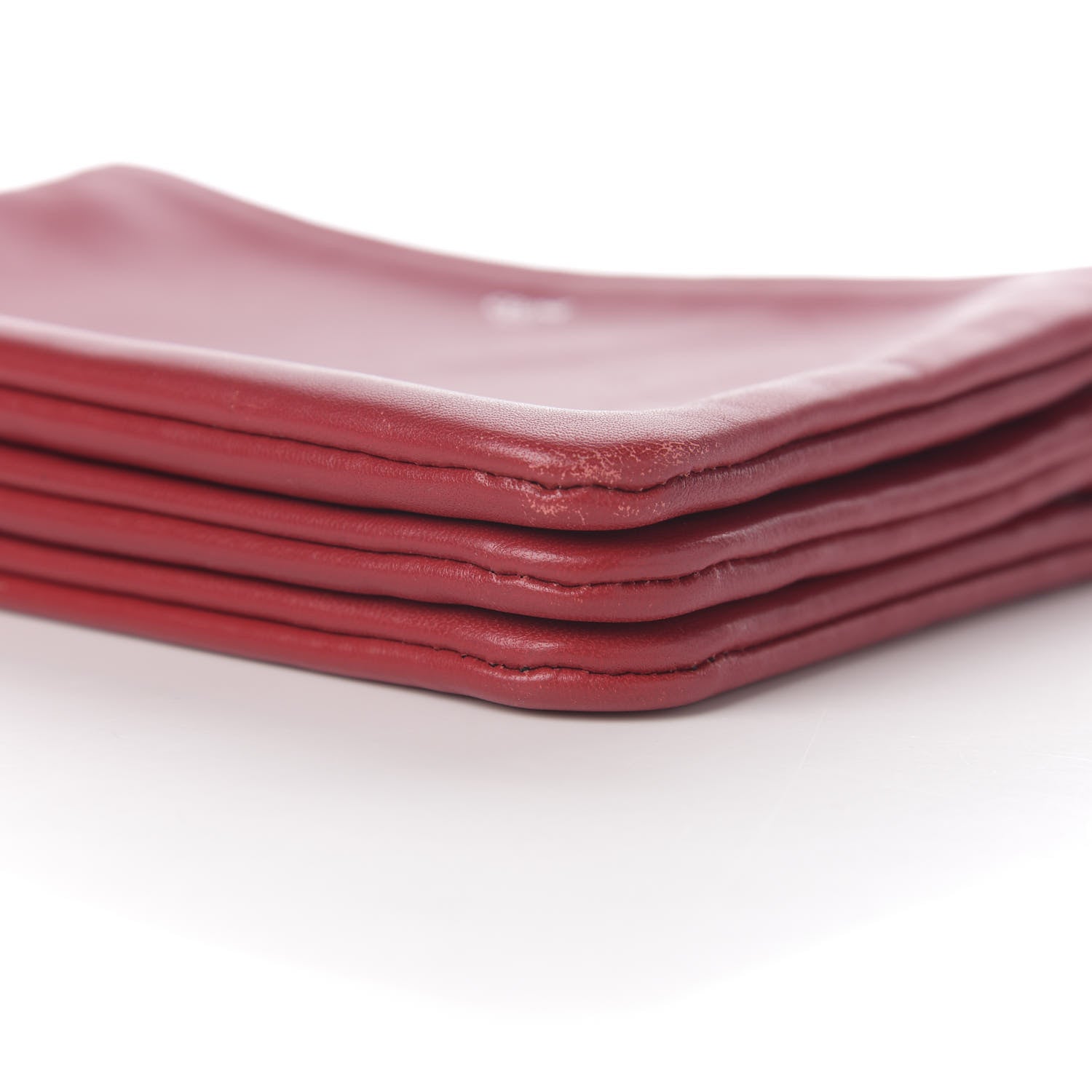 Celine Lambskin Small Trio Crossbody Bag Red 12 of 13