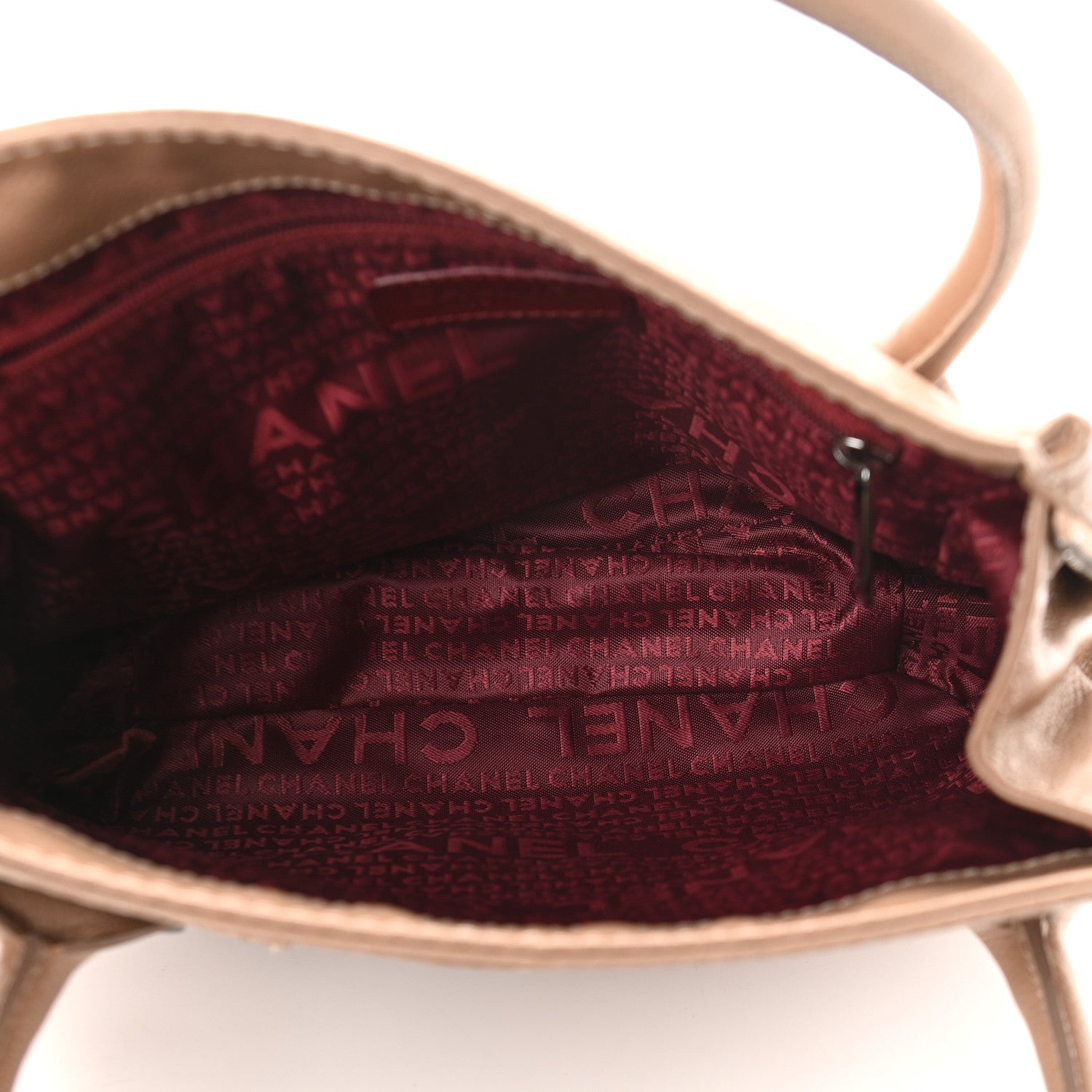 Chanel Caviar Square Tote Beige 5 of 9