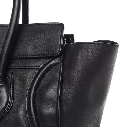 Celine Smooth Calfskin Mini Luggage Black 12 of 20