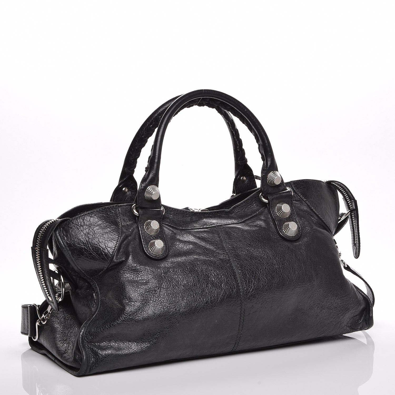 Balenciaga Agneau Giant 21 Silver Hardware Part Time Black 4 of 8