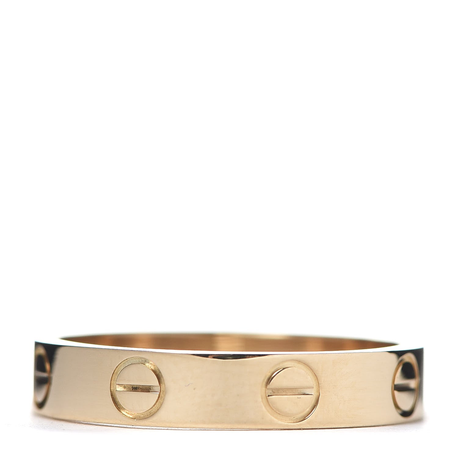 Cartier 18K Yellow Gold 3.5mm LOVE Wedding Band Ring 53 6.25 3 of 6