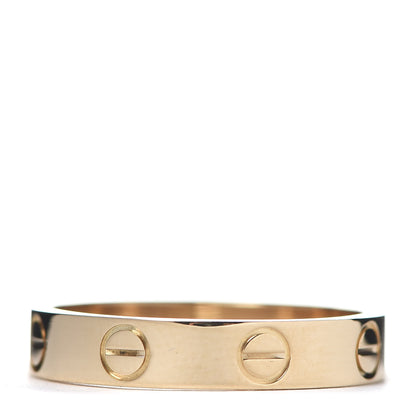Cartier 18K Yellow Gold 3.5mm LOVE Wedding Band Ring 53 6.25 3 of 6