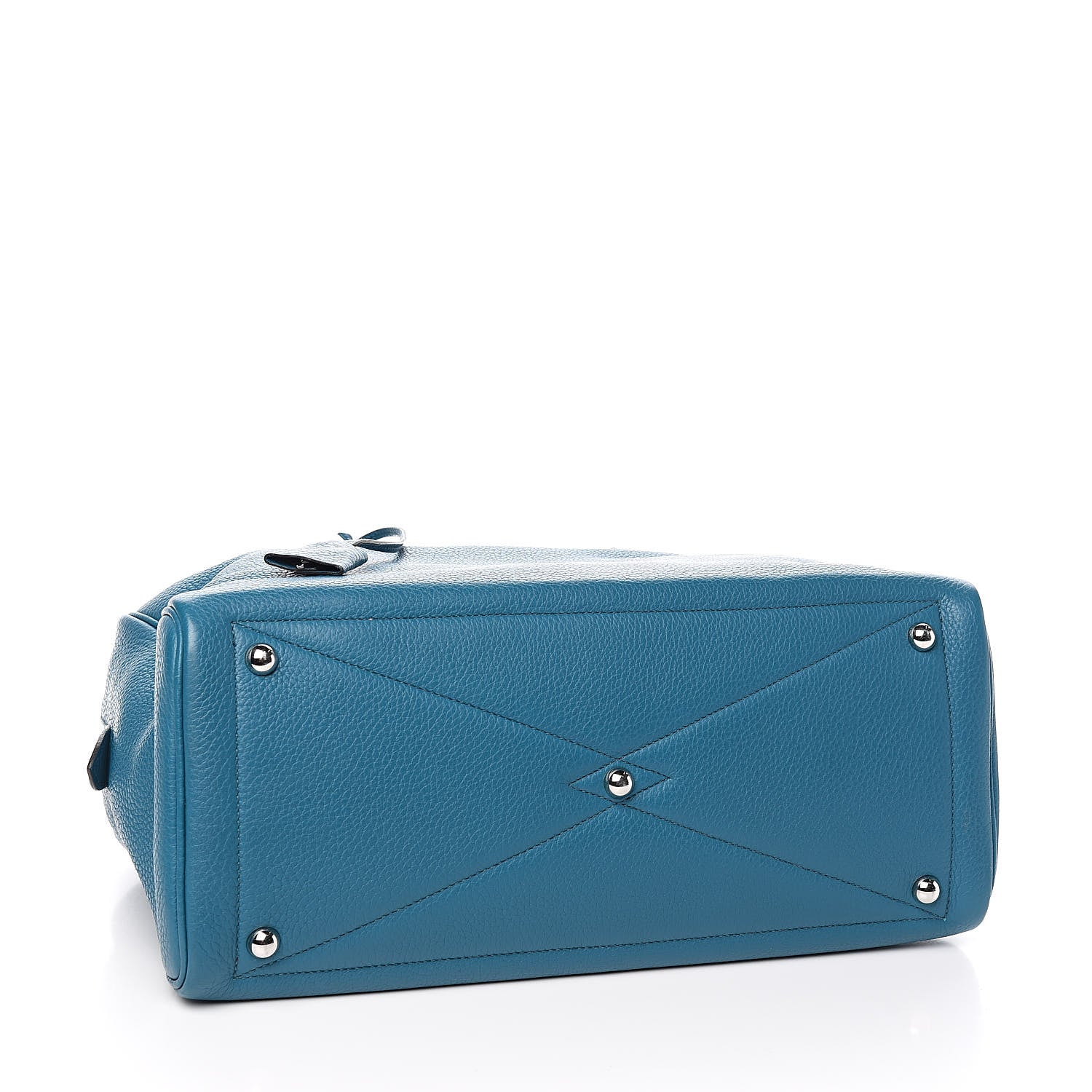 Hermes Taurillon Clemence Victoria II 35 Bleu Izmir 4 of 15