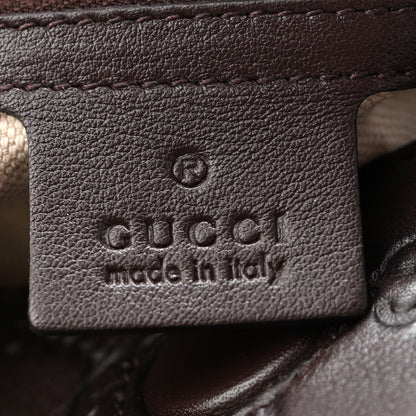 Gucci Guccissima Medium Bree Foldover Tote Chocolate 6 of 10