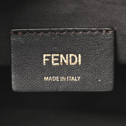 Fendi Chenille Vitello Grace FF 1974 Mini Fendigraphy Hobo Bag Blue 6 of 10