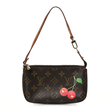 Louis Vuitton Monogram Cerises Mini Pochette Accessories 1 of 19