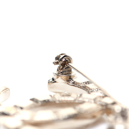 Chanel Studded CC Pin Brooch Gold 5 of 7