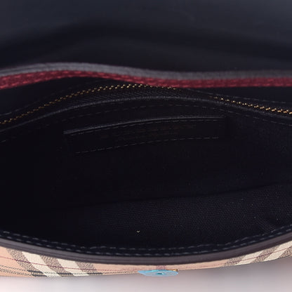 Burberry Haymarket Check Small Loxley Crossbody Bright Toffee 5 of 8