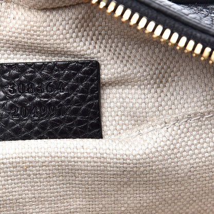 Gucci Pebbled Calfskin Small Soho Disco Bag Black 7 of 12