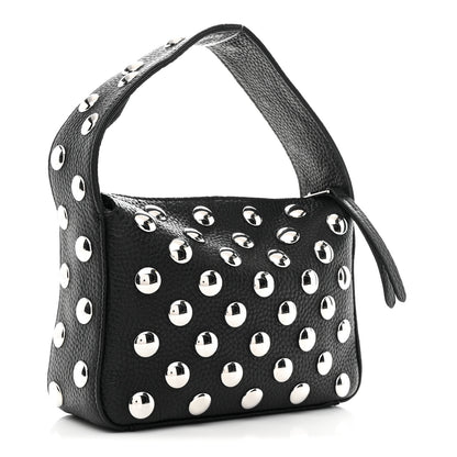 Khaite Pebbled Sport Calfskin Studded Small Elena Black 3 of 10