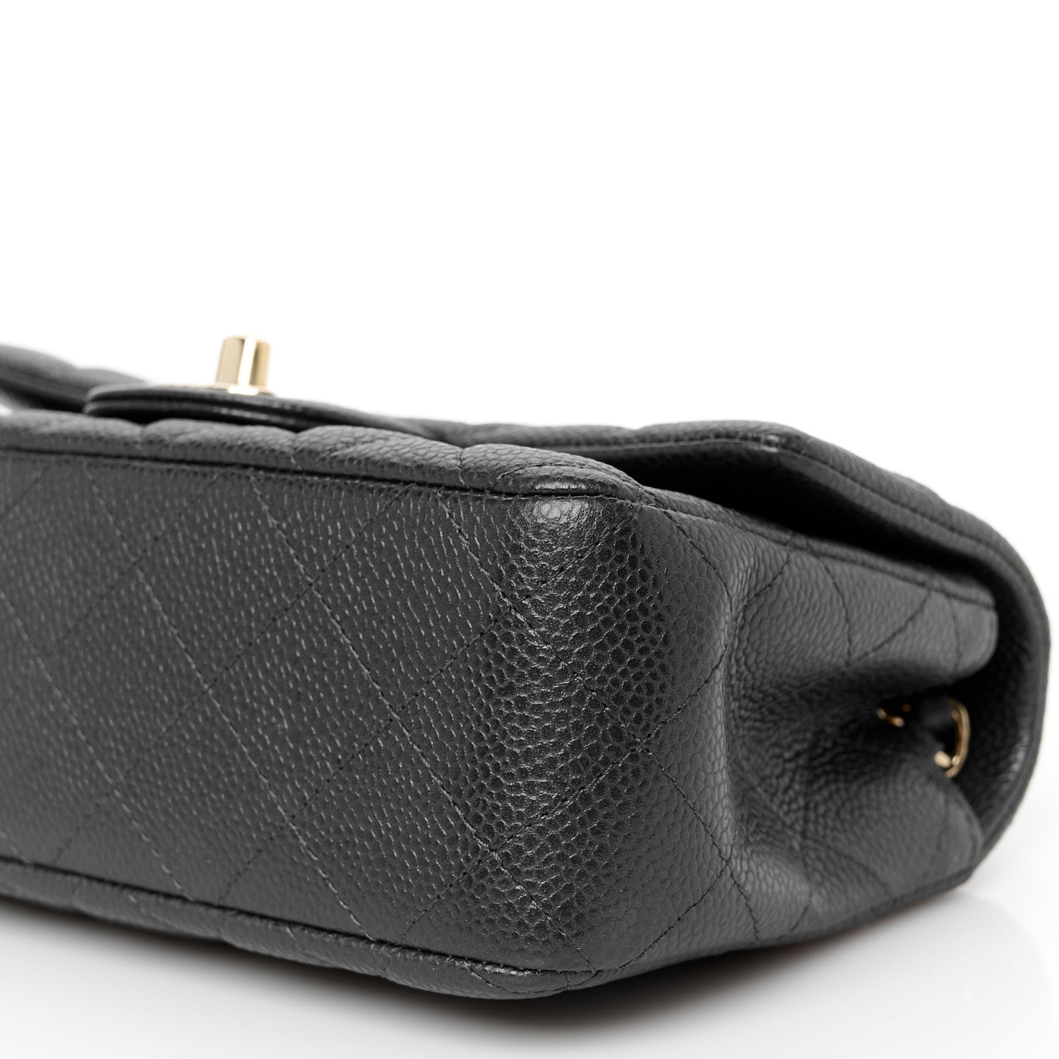 Chanel Iridescent Caviar Quilted Mini Rectangular Flap Charcoal 11 of 11