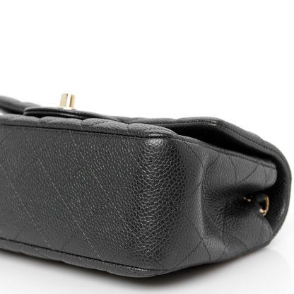 Chanel Iridescent Caviar Quilted Mini Rectangular Flap Charcoal 11 of 11