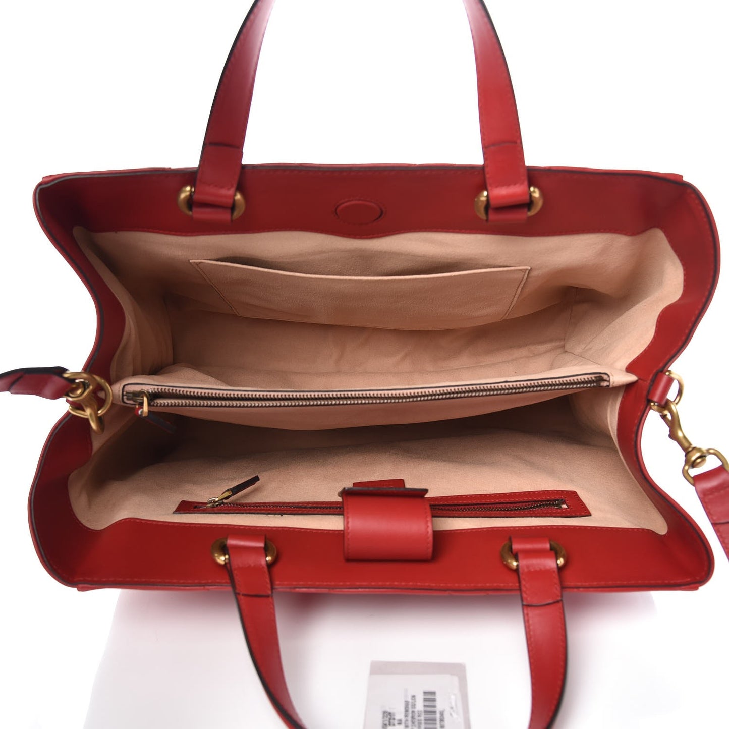 Calfskin Matelasse Medium GG Marmont Tote Hibiscus Red