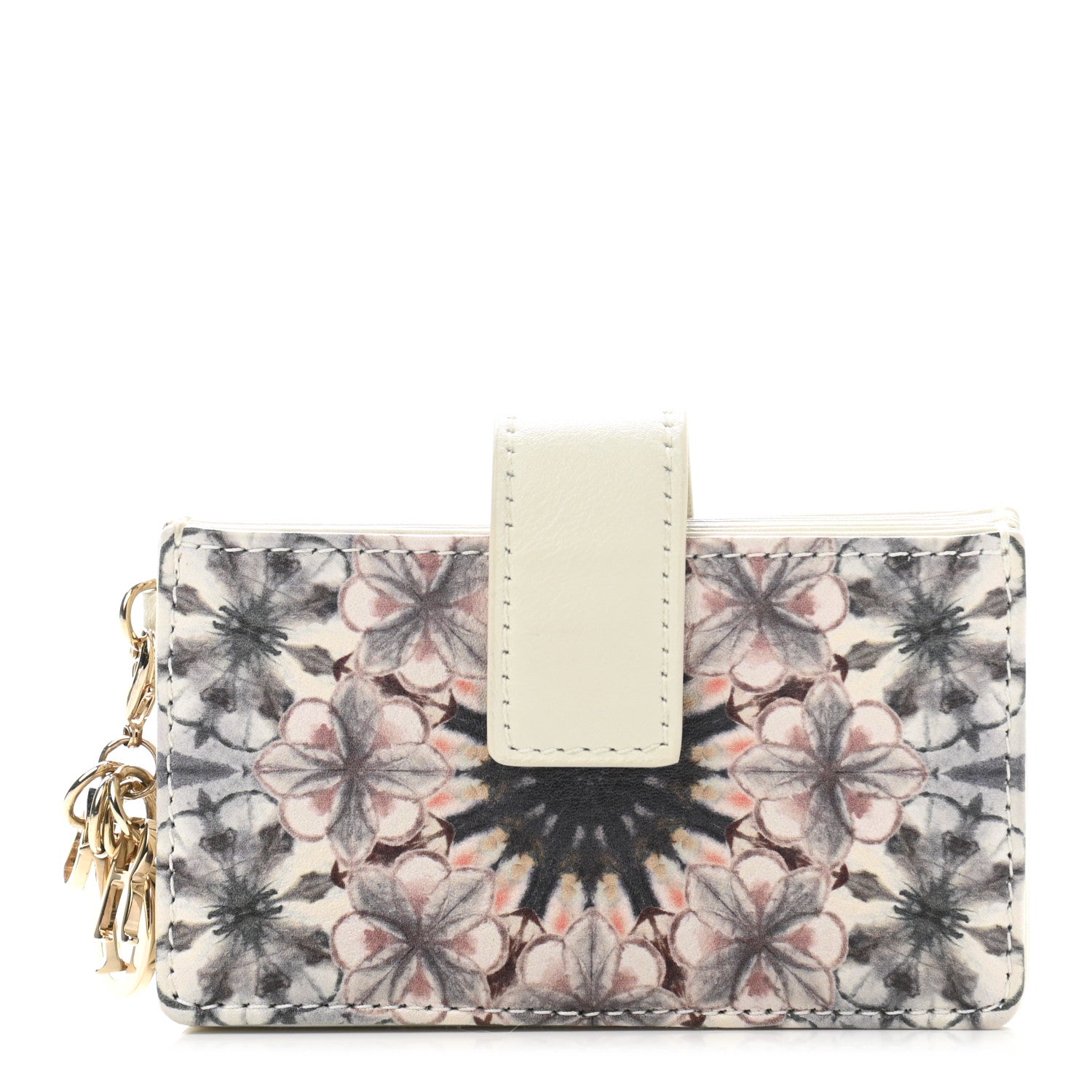 Christian Dior Calfskin Printed KaleiDiorscopic Lady Dior 5-Gusset Card Holder Multicolor 1 of 7
