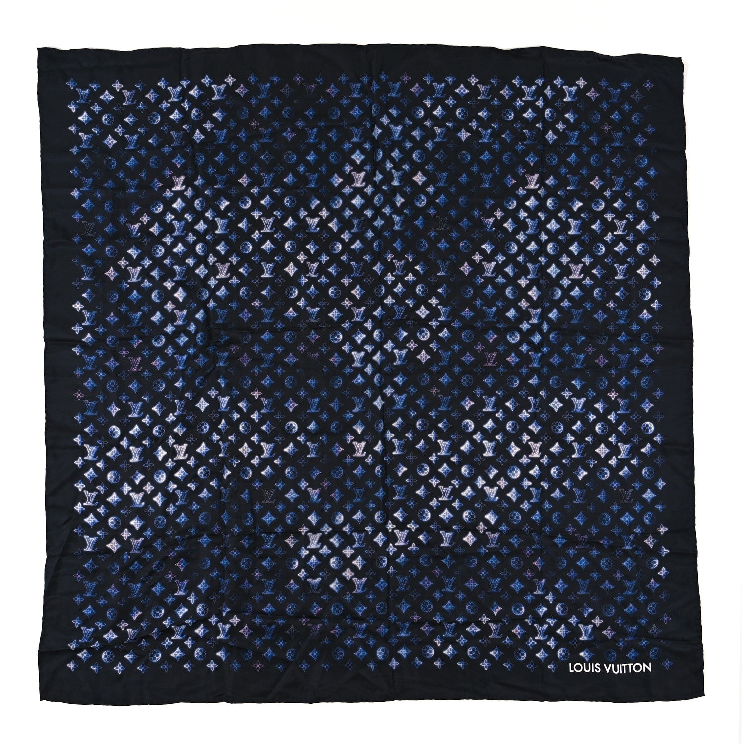 Louis Vuitton Monogram Flight Mode Bandana Blue 1 of 4