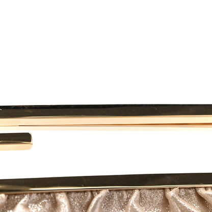 Fendi Metallic Lurex FF Cutout Baguette Clutch Gold 14 of 16