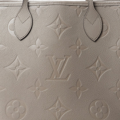 Louis Vuitton Empreinte Monogram Giant Neverfull MM Tourterelle 11 of 12