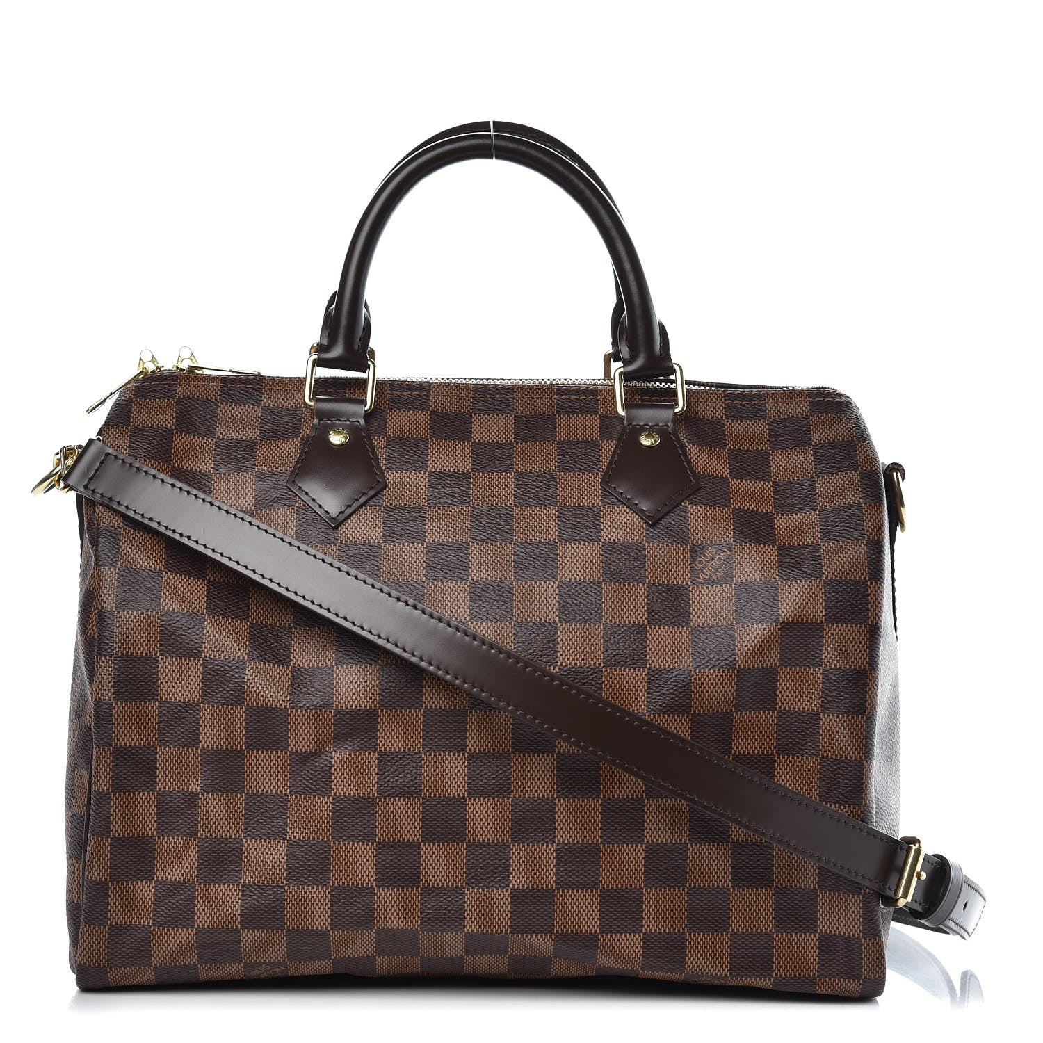 Louis Vuitton Damier Ebene Speedy Bandouliere 30 1 of 8