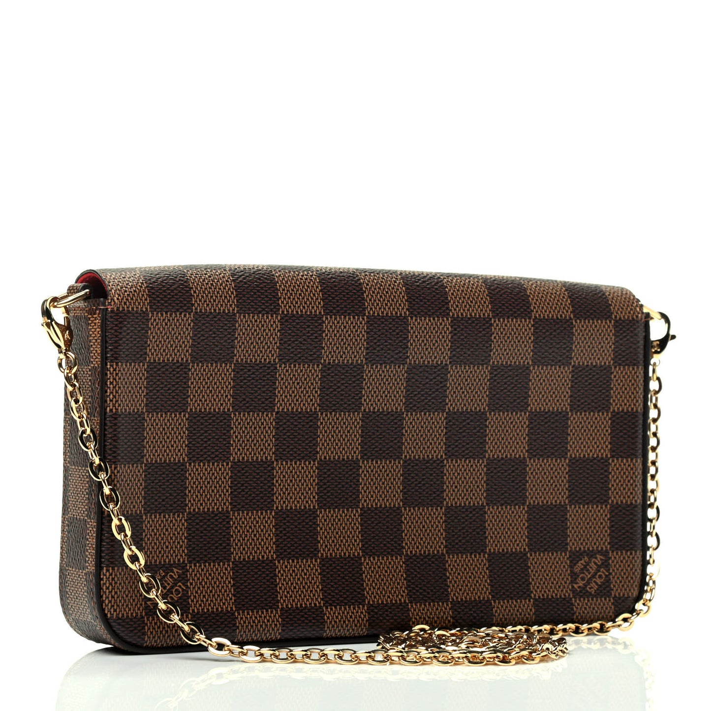 Damier Ebene Pochette Felicie Chain Wallet